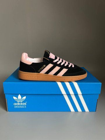 Adidas Spezial Black/Pink/Gum БРАК 899 adi-0444-0899-1636527 фото