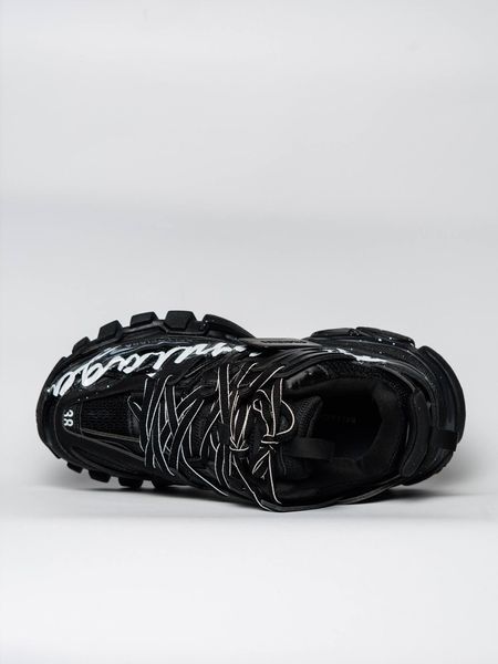 Balenciaga Track Signature Sneaker Black White ND BL014-1502032 фото