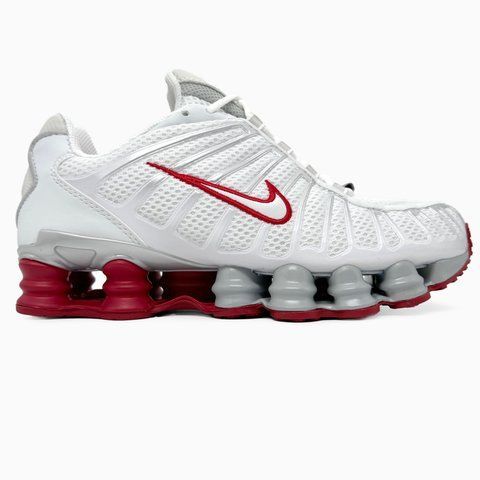 Nike Shox TL White/Red nik-0598-1050142 фото