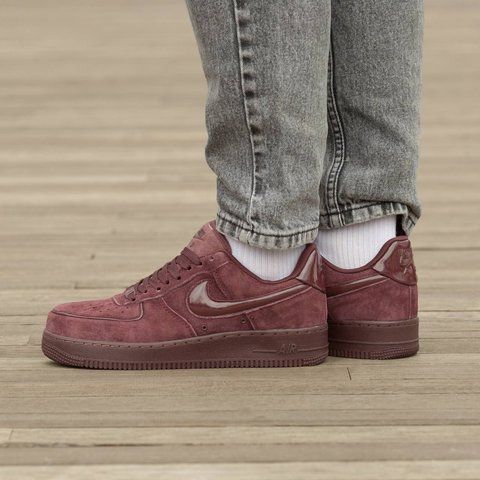NIke Air Force Low 1 07 W Burgundy Crush 2625-1511645 фото