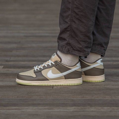 Nike SB Dunk low Beige\Brown\Green Patch 1447-1338751 фото