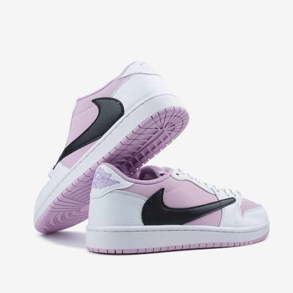 Jordan 1 Low Travis Scott Lilac White Black 2068-1327561 фото