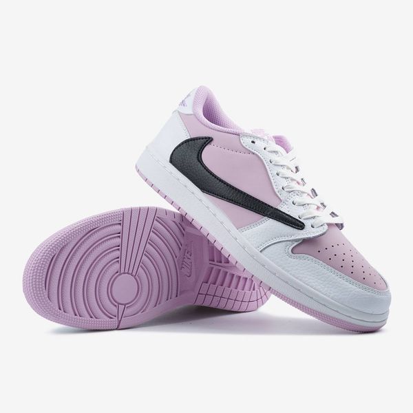 Jordan 1 Low Travis Scott Lilac White Black 2068-1327561 фото