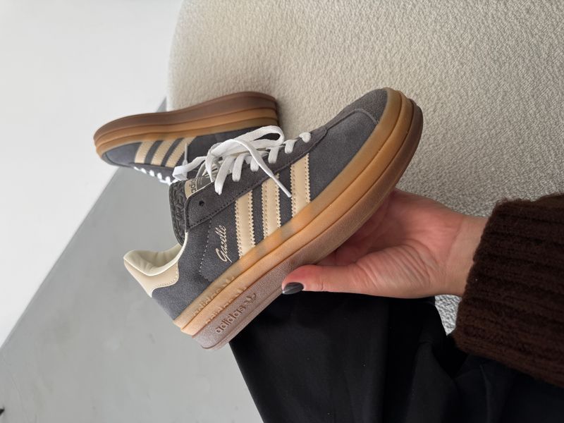 Adidas Gazelle Bold Beige/White/Gum adi-0463-923992 фото