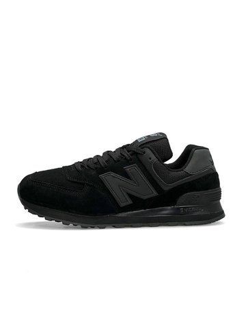 New Balance 574 Full Suede All Black A1481-1483687 фото