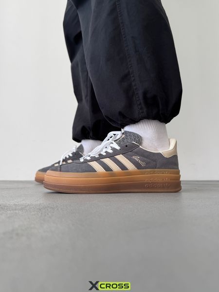 Adidas Gazelle Bold Beige/White/Gum adi-0463-923993 фото