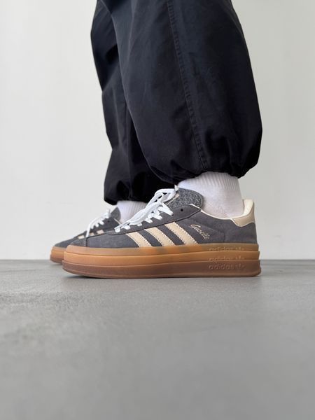 Adidas Gazelle Bold Beige/White/Gum adi-0463-923993 фото
