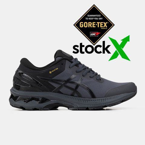 Asics Gel-Kayano 27 Gore-Tex Black Grey #art1634-1344570 фото
