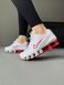 Nike Shox TL White/Red nik-0598-1050151 фото 3