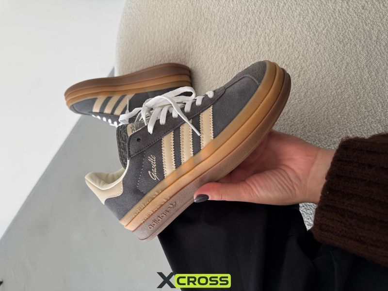 Adidas Gazelle Bold Beige/White/Gum adi-0463-923993 фото