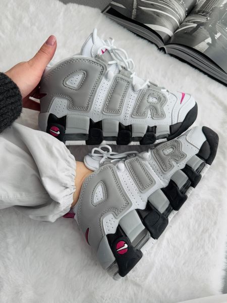Nike Air More Uptempo 96 White/Gray nik-0588-1025141 фото