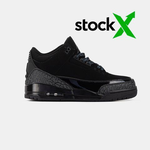 Air Jordan 3 Retro 'Black Cat' #art1734-1497836 фото