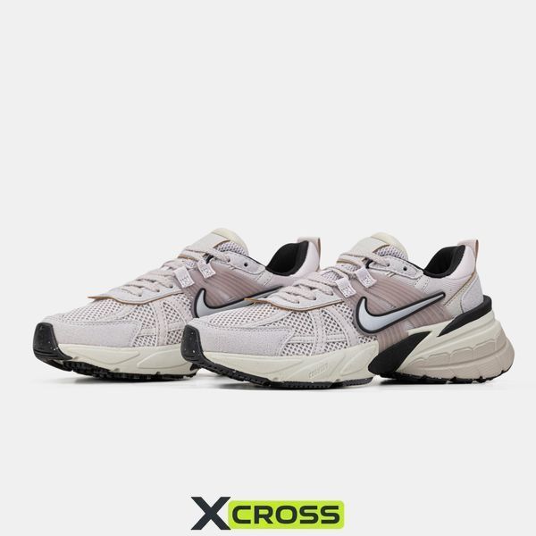 Nike V2K Run Pure Platinum/Wolf Pink #art1662-1359217 фото