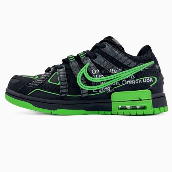 Nike OFF-White x Rubber Dunk Black/Green 📦 nik-0513-911047 фото