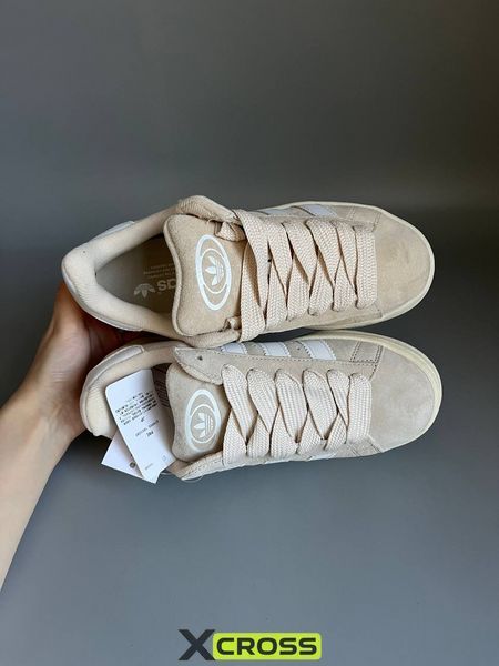 Adidas Campus Beige/White БРАК 843 adi-0362-0843-1630177 фото