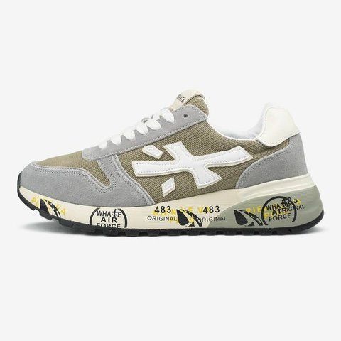Premiata Mick Grey White 13002-1607564 фото