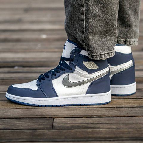 Air Jordan Retro 1 COJP Mid night Navy 965-1331889 фото