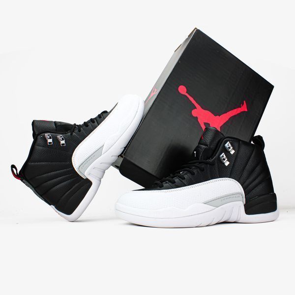Nike Air Jordan 12 Retro-- Playoffs "Black/White" 3107-1385297 фото