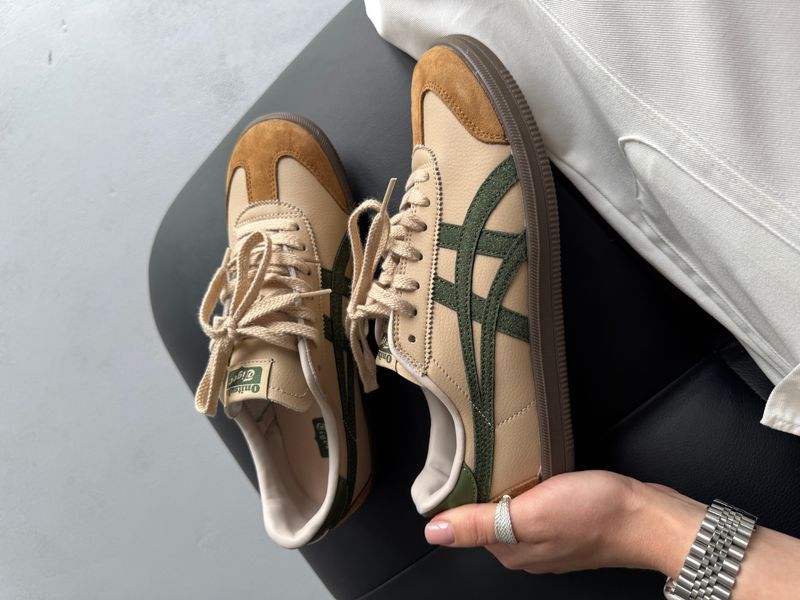 Asics Onitsuka Tiger Tokuten Beige/Green asc-0190-1173555 фото