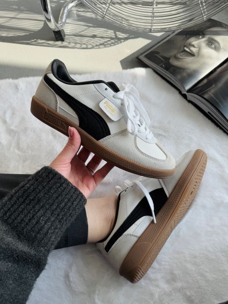 Puma Palermo Leather White/Gray/Gum pum-0025-1025000 фото