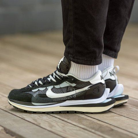 Nike VaporWaffle Sacai Black\White 772-618982 фото