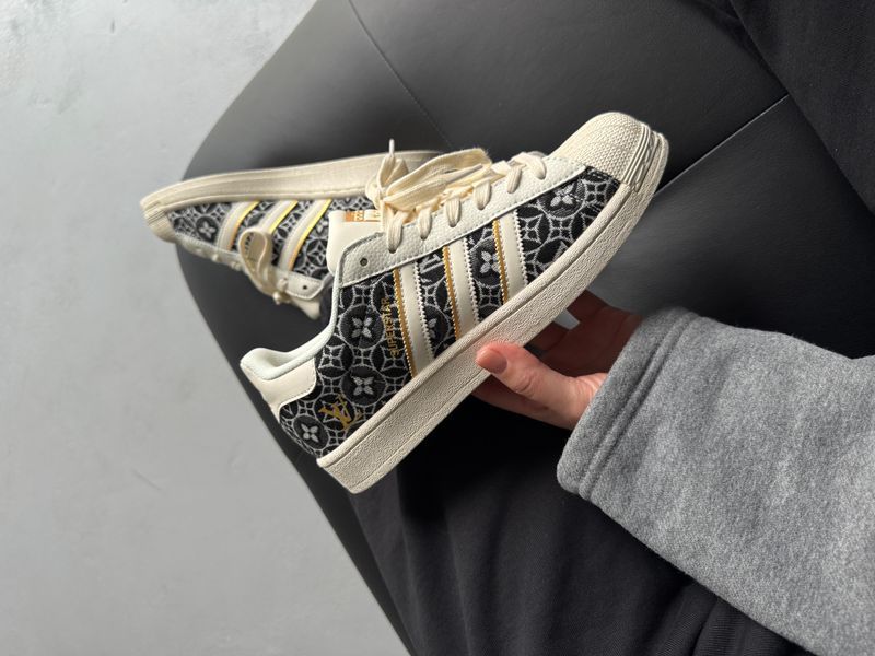 Adidas Superstar x Louis Vuitton Beige/Black adi-0534-1363199 фото