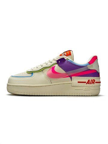 Nike Air Force 1 Shadow W Beige Multicolor B6009-1768062 фото