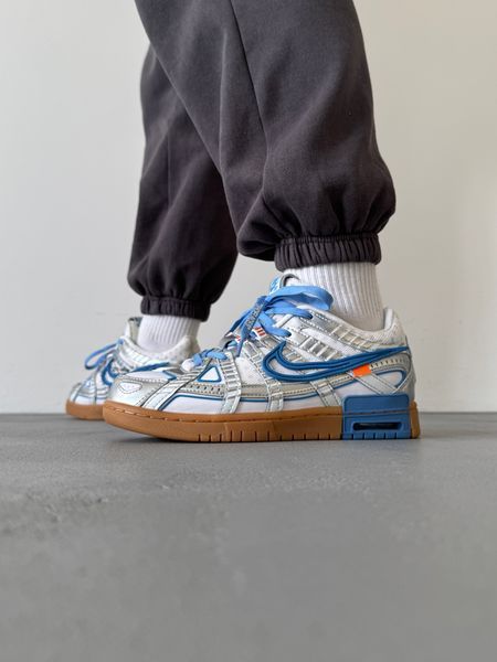 Nike OFF-White x Rubber Dunk Grey/Blue 📦 nik-0514-911052 фото
