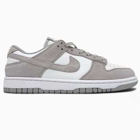 Nike SB Dunk Low White/Grey Textile nik-0639-1105884 фото