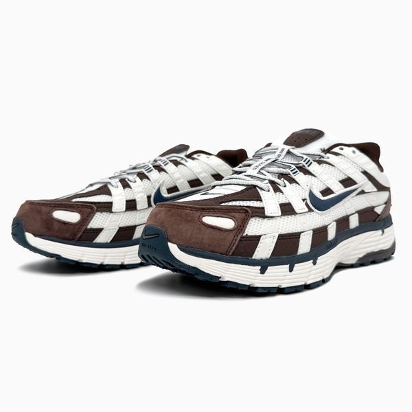 Nike P-6000 White/Brown nik-0651-1173570 фото