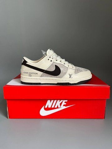 Nike SB Dunk Low x Louis Vuitton Grey/Black БРАК 964 nik-0613-0964-1647509 фото