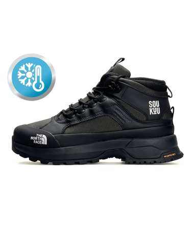 The North Face x SOUKUU Glenclyffe Fur Black Khaki А4852-1352220 фото