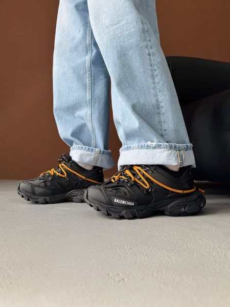 Balenciaga Track Trail Laces Black/Orange bal-0052-1505502 фото