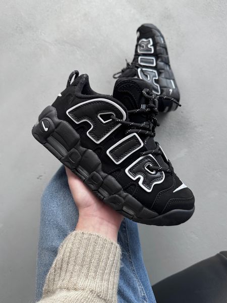 Nike Air More Uptempo 96 Black/White nik-0530-970953 фото
