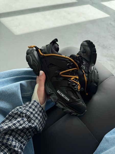 Balenciaga Track Trail Laces Black/Orange bal-0052-1505502 фото