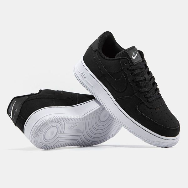 0714 Nike Air Force 1 Black/White 0714-255809 фото