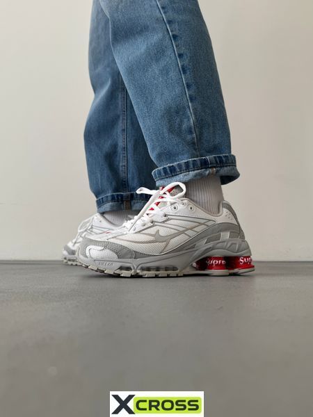 Nike Supreme Shox Ride 2 Grey/White nik-0493-879072 фото