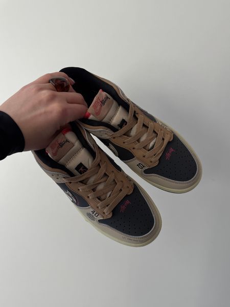 Nike SB Dunk Low x Stussy 40th Brown/Beige nik-0755-1454897 фото