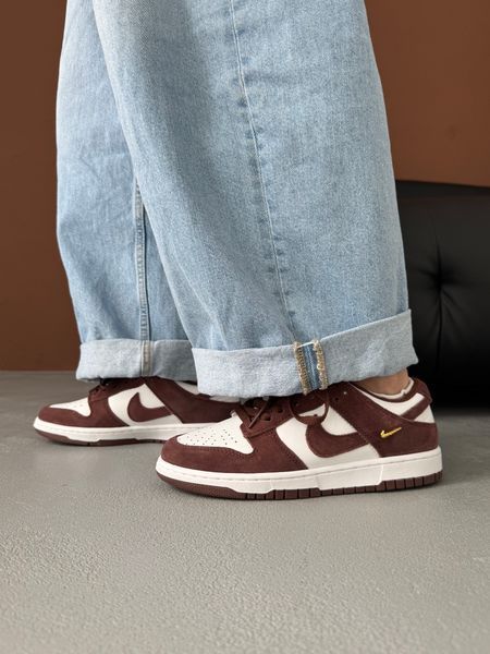 NIke SB Dunk Low Sail Red Sepia/Metallic Gold nik-0803-1524088 фото
