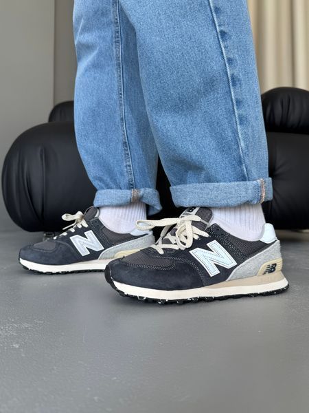 New Balance 574 Dark Grey/Beige nbl-0415-1223328 фото