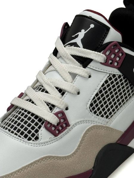 Nike Air Jordan 4 Retro PSG White Burgundy Black A6031-1773657 фото