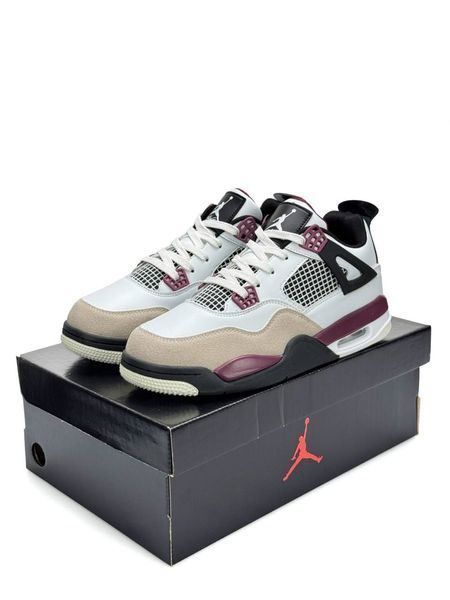 Nike Air Jordan 4 Retro PSG White Burgundy Black A6031-1773657 фото