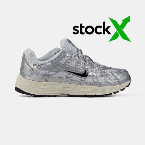Nike P-6000 White Silver Black #art1731-1497744 фото