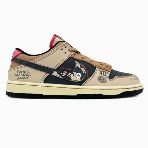 Nike SB Dunk Low x Stussy 40th Brown/Beige nik-0755-1454897 фото