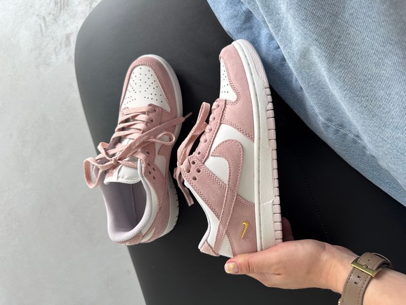 Nike SB Dunk Low Pink Metallic Gold nik-0835-1617805 фото