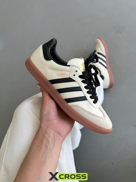 Adidas Samba Black/Beige adi-0437-767260 фото