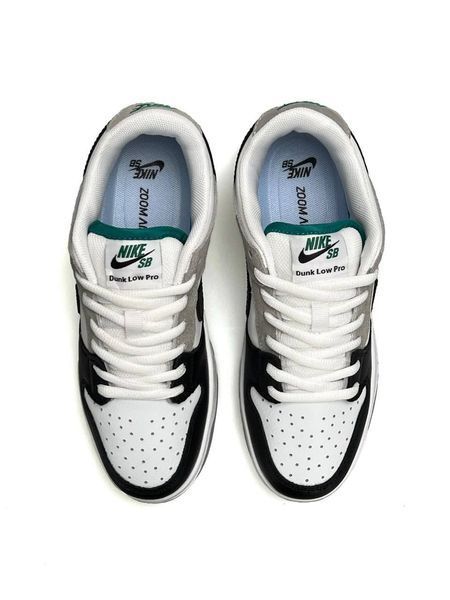 Nike SB Dunk Low Pro White Grey Black B4965-1433703 фото