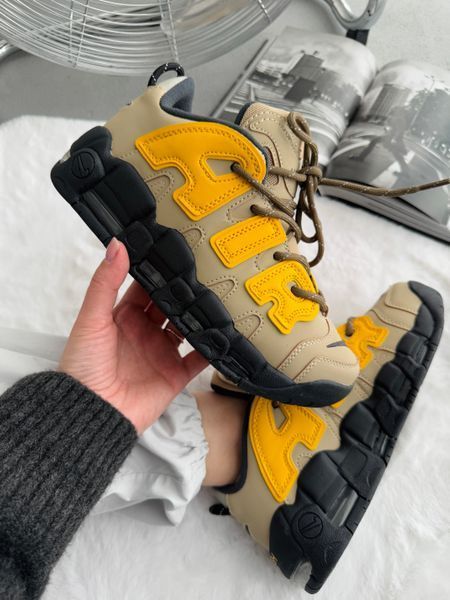 Nike Air More Uptempo 96 Brown/Black/Yellow nik-0587-1025033 фото