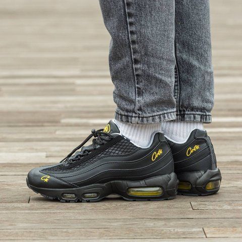 Nike Air Max 95 SP Corteiz Black Yellow 1984-978629 фото