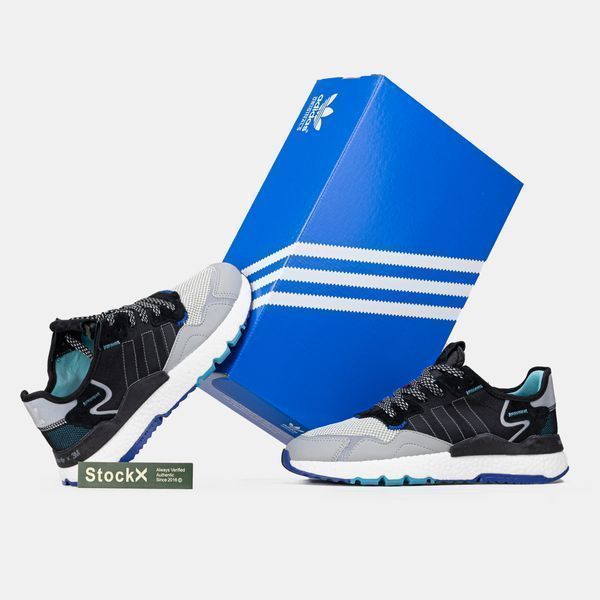 Adidas Nite Jogger Black Grey #art1704-1405328 фото